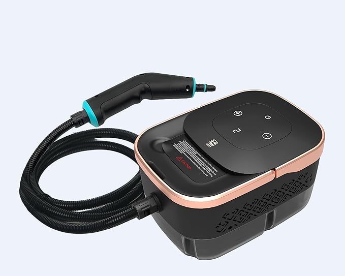 Handheld Steam Cleaner for Home, Car, Tile, Grout, Windows, Bathrooms, Kitchens & Fabric Cleaning, Steamer Mop, 2500W Fast 15S Heat-Up, 221°F(105°C), 6-Level, 1.5L Large Tank Steam Cleaner