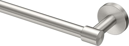 Gatco 4670 Reveal 24" Towel Bar, Satin Nickel | Wall Mounted Towel Holder for Bathroom, Total Length 26.13"