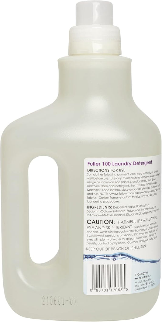 Fuller Brush 100 Laundry Detergent - Fresh Linen Scent, Skin & Color Safe Fabric Cleaner For Washing Infant/Baby Clothes, Sheets & Delicate Cloth (Pack of 1)