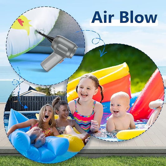 Fanisic Car Vacuum Handheld Vacuum Cleaner/Air Duster, 15000PA Strong Suction with Brushless Motor, Rechargeable Dust Buster/Hand Pump Low Noise for Car Detailing Home Office Cleaning