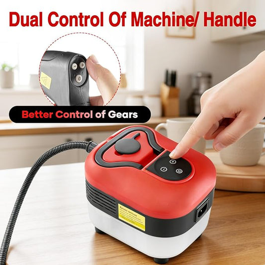 Saker Handheld Steam Cleaner for Home,6-Level Adjustable Steamer for Cleaning,Portable Steam Cleaner,Portable Steamer for Cleaning with 1200ML Water Tank,Suitable for Kitchen,Bathroom,Living Room