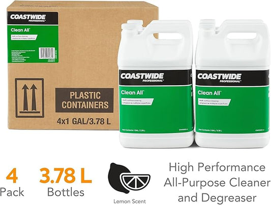 STAPLES COASTWIDE 919486 Clean All Floor Care General Purpose Cleaner 1 gal 4/Ct (CW310001-A)