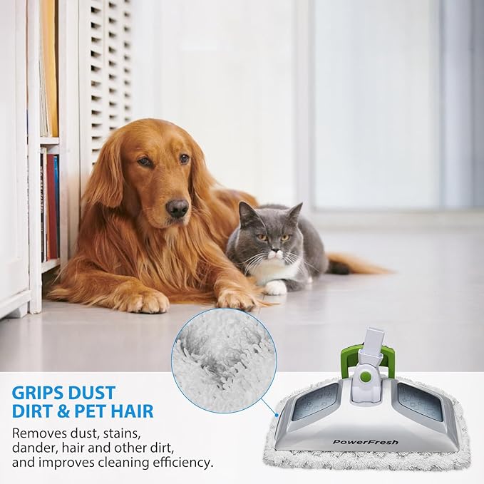 Extolife 6 Pack Steam Mop Replacement Pads for Bissell Powerfresh Steam Mop 1940 1806 1544 2075 2685A 2181 2814 Series, Model 19402 19404 19408 19409 1940A 1940F 1940Q 1940T 1940W B0006 B0017 2075A