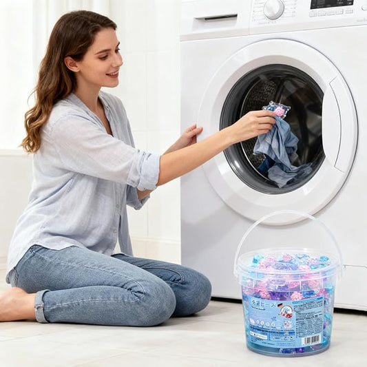 40 Pieces Laundry Detergent Pods,Deep Cleaning Color Protection Laundry Soap Pods, Clothing Washing Beads For Home Apartment Dorm Hotel Jeans Towels Sheets T-Shirts