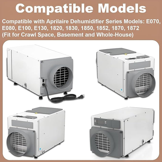 4 Packs 5879 Dehumidifier Riser Kit Compatible with Aprilaire Models E070, E080, E100, E130, 1820, 1830, 1850, 1852, 1870, 1872, Fit for Crawl Space, Basement and Whole-House