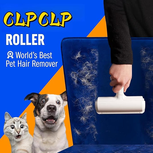 Roller Pet Hair Removal Tool,Reusable Lint Roller - Cat and Dog Hair Remover for Furniture,Dog Brush for Shedding,Portable Multi-Surface Fur Removal Tool (Sofas,Carpets,Clothing,Bed Sheet)