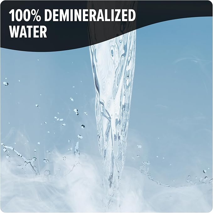 Dirt Devil Steam Mop, Cleaner For Sealed Hard Floors, WD20000, Black + 32 oz Steam Water, For Sealed Hard Surfaces, Demineralized Scented Water, AD31401