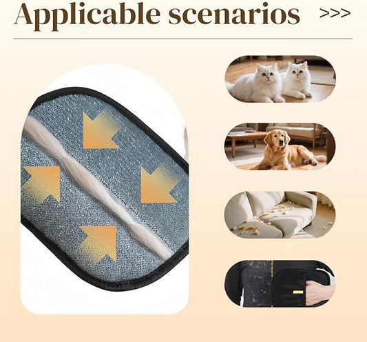 2025 New Pet Hair Removal Glove,pet Hair Remover mitt,for Couch, Furniture, Carpet, Car Seat -Electrostatic Reusable Gloves | Fast Cleaning, for Cat & Dogs (1pcs)