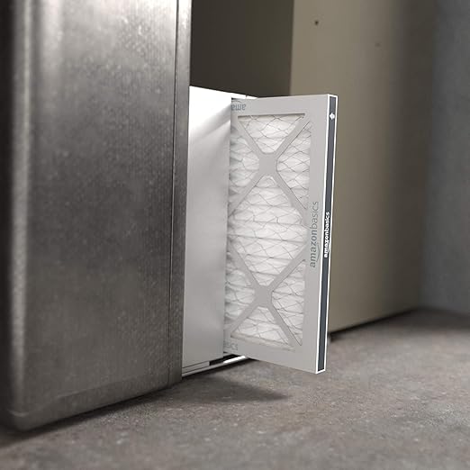 Amazon Basics 12x12x1 Air Filter 6-Pack, MERV 11 AC Furnace Filters, Dust, Pet, Allergy Control, Removes Pollen and Lint (Actual Size: 11.75" x 11.75" x 0.75")