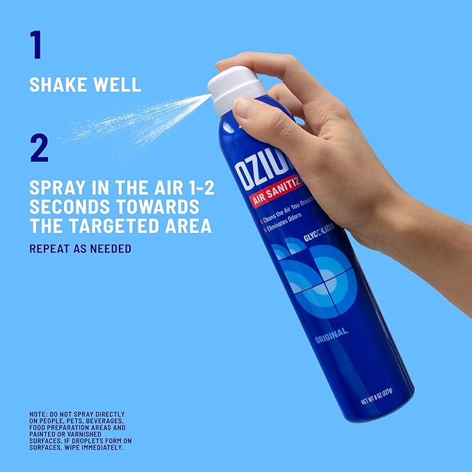 Ozium 8 Oz. Air Sanitizer & Odor Eliminator for Homes, Cars, Offices and More, Country Fresh, Pack of 1
