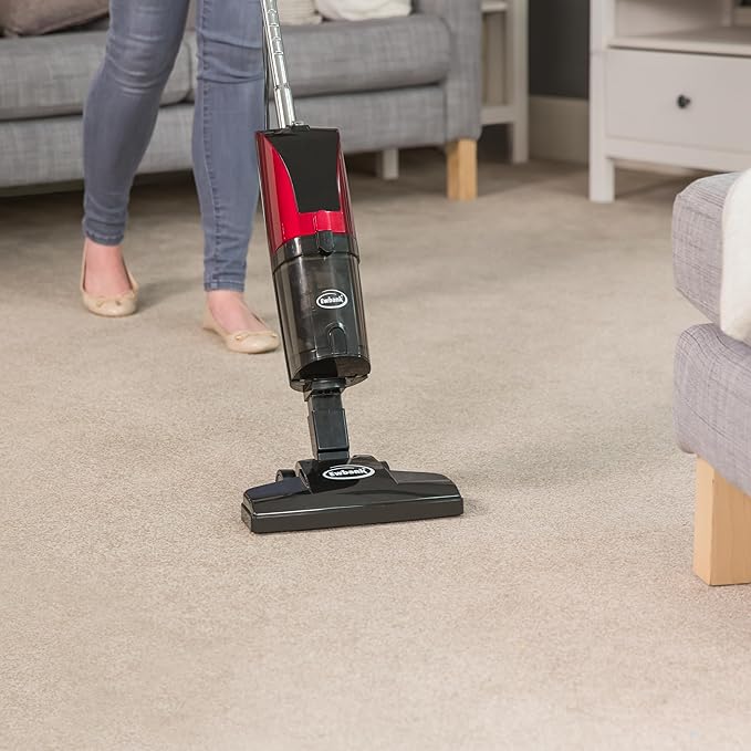 Ewbank EPV1100 4-in-1 Floor Cleaner, Scrubber, Polisher and Vacuum, Red Finish, 23-Foot Power Cord