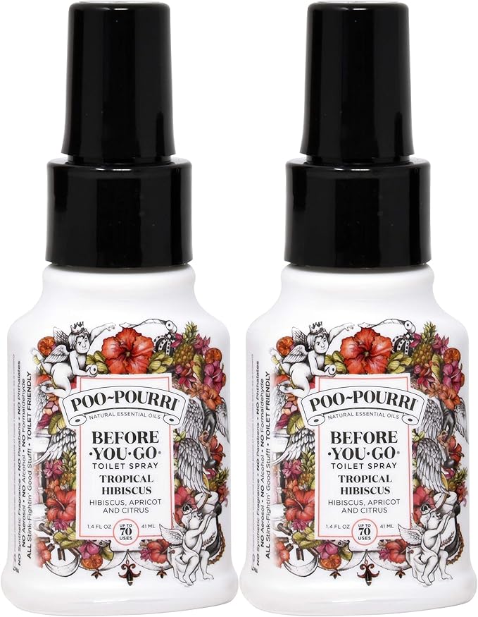 Poo-Pourri Tropical Hibiscus 1.4 Oz, 2 Pack