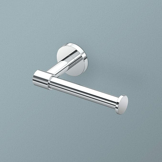 Gatco 4663 Reveal Euro Toilet Paper Holder, Chrome | Wall Mounted 7.13" W Euro Style Toilet Tissue Holder for Bathroom