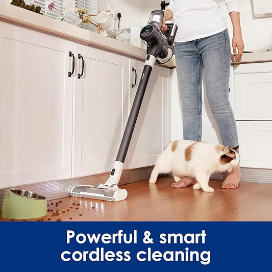 Tineco Cordless Vacuum Cleaner, Smart Stick Handheld Cleaner Strong Suction & Lightweight, Cordless Handheld Vacuum Deep Clean Hair, Hard Floor, Carpet, Car