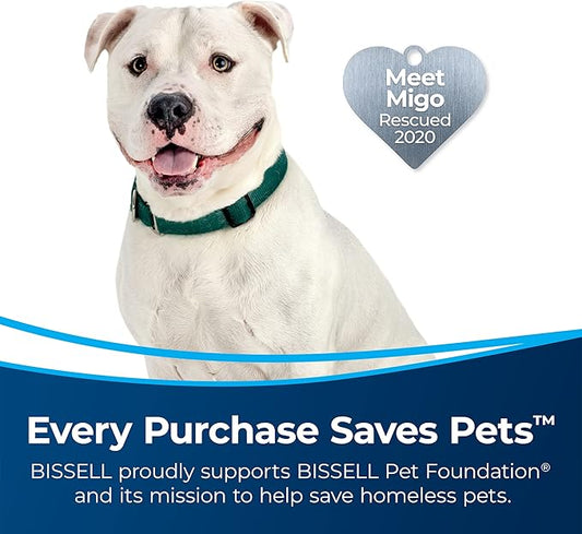 Bissell MultiClean Allergen Rewind Pet Vacuum with HEPA Filter Sealed System, Automatic Cord Rewind, Tangle-Free Brush Roll, & LED Headlights, 3402