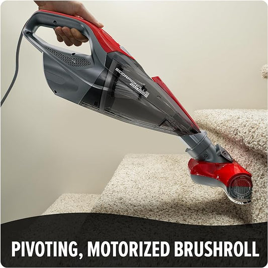 Dirt Devil Scorpion Plus Handheld Vacuum Cleaner,Powerful Suction,Lightweight,Includes Pivoting Stair and Upholstery Tool,Crevice Tool,Corded Portable Vacuum Cleaner,(Pack of 2)