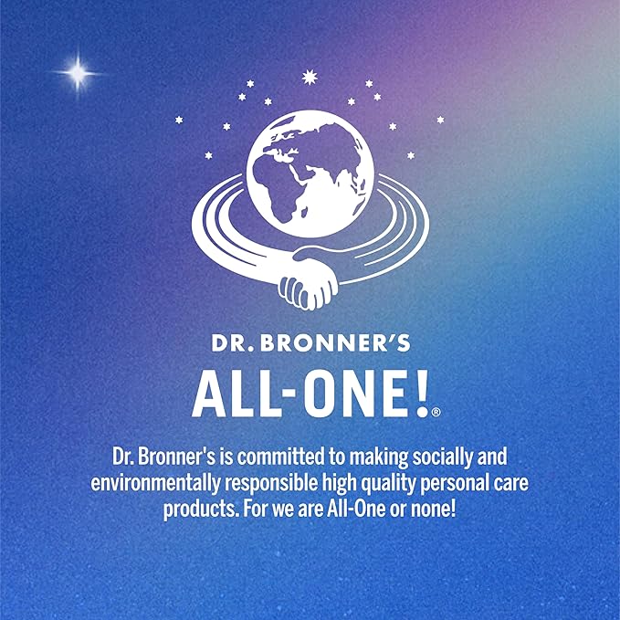 Dr. Bronner's- Pure-Castile Magic Liquid Soap (Peppermint 64,oz)- Made with Regenerative Organic Certified Oils- For Hand, Body, Face, Laundry, Pets & Dishes- Concentrated, Vegan, Non-GMO