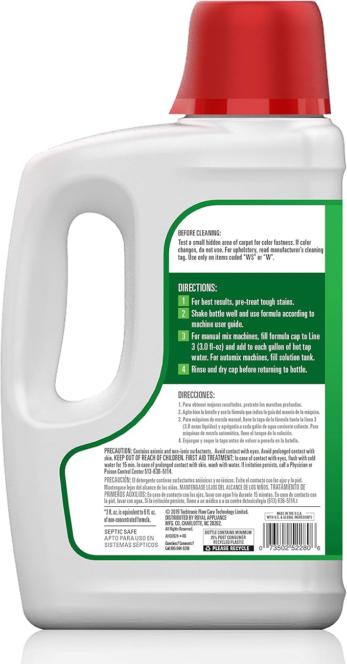 Hoover CleanSlate Plus Carpet & Upholstery Spot Cleaner, Stain Remover & Oxy Premixed Spot Cleaner Solution, Stain Remover and Odor Neutralizer & Renewal Deep Cleaning Carpet Shampoo