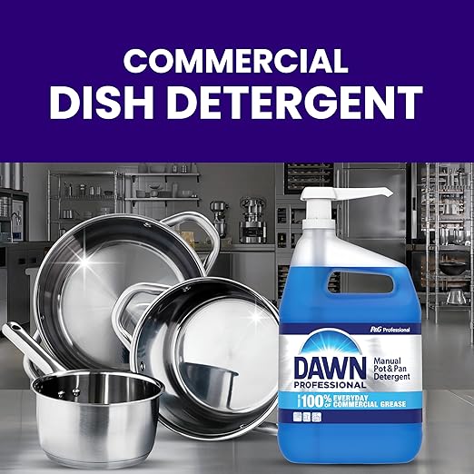 Dawn Professional Pot and Pan Detergent, Regular Scent, 3.8l (Case of 4)