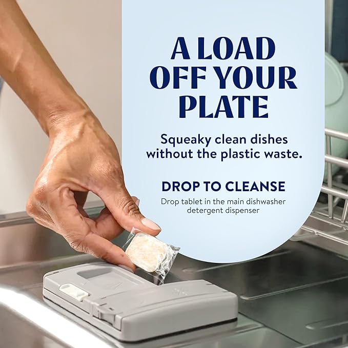 Cleancult Ultra Power Dishwasher Detergent Pods for Sparkling Streak-Free Shine, All-In-One, No Plastic Waste, 64 Count