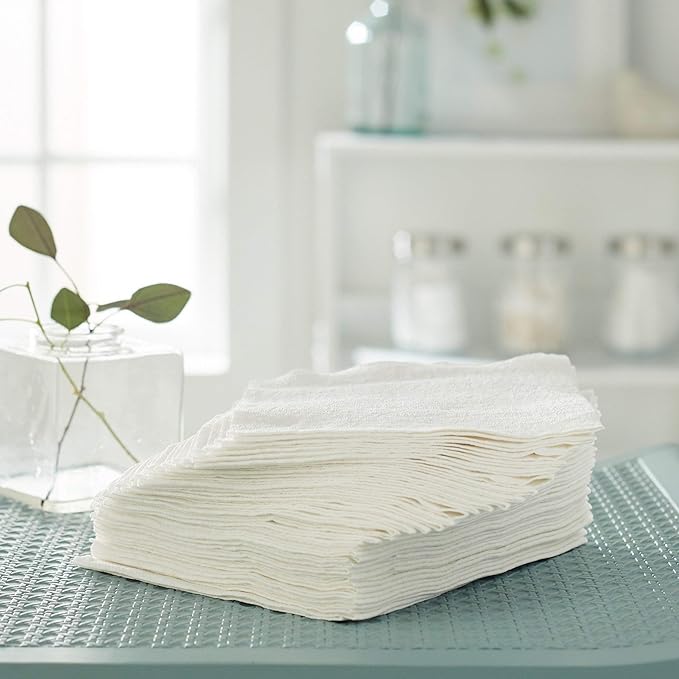 McKesson Disposable Washcloths, Soft, Absorbent and Strong, 13 in x 13 in, 500 Count
