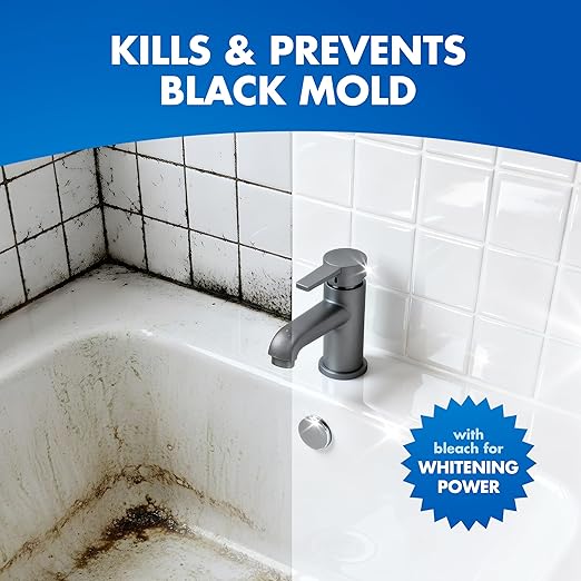 Lysol Mold & Mildew Remover Spray, Bathroom & Shower Cleaner, Disinfectant Spray, Stain Remover with Bleach, Tough on Black Mold, Multipurpose Cleaner for Home and Kitchen, 32oz (3 Pack)