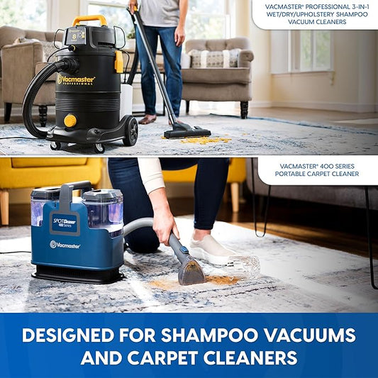 Vacmaster CCS03 Carpet Cleaner Shampoo Solution, 64 oz Spot & Stain Formula for All Carpets, Upholstery & Area Rugs