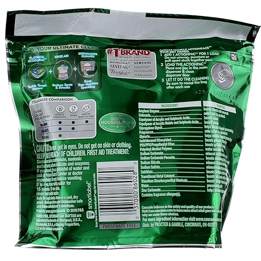 Cascade Complete Dishwashing Cleaner, 13 Ct