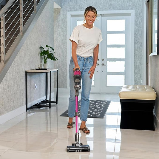 Soniclean STV-3 Cordless Vacuum Cleaner with Auto-Empty Base Station - Clean for The CureĀ® - Special Edition for Breast Cancer Awareness & Research (Susan G. KomenĀ®)