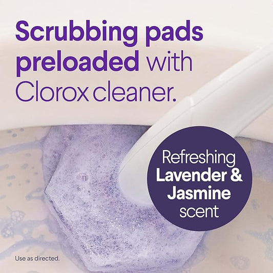 Clorox Scentiva ToiletWand Refills, Lavender and Jasmine, 20 Count