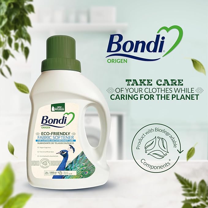 Fabric Softener Clothing - Forest Walk Vegan Fragrance - Enriched with Essential Oils - Bondi ADVANCED