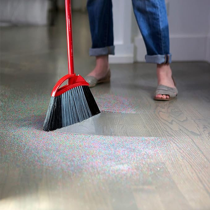 O-Cedar PowerCorner Angle Broom with Dustpan