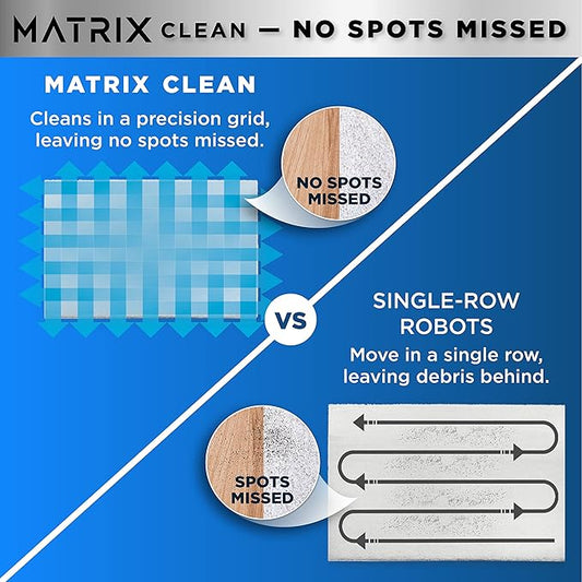 Shark R-RV2310 Matrix Robot Vacuum for Carpets and Hardfloors with Self-Cleaning Brushroll and Precision Mapping - Certified Refurbished