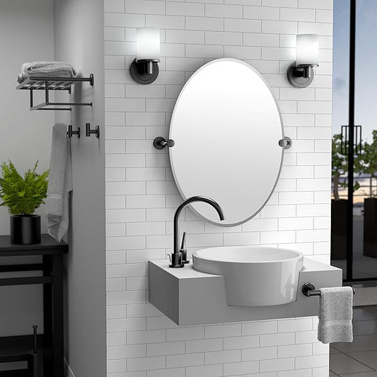 Gatco 4243BMX Latitude II Standard Toilet Paper Holder, Matte Black
