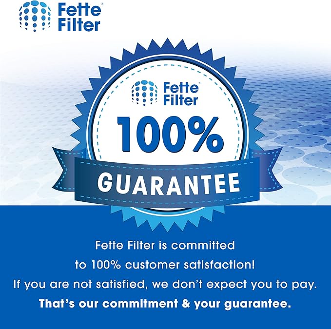 Fette Filter - D360 Premium Replacement Filter D3 Compatible with Winix D360 Air Purifier Part Number 1712-0101-02, 1712010102 Qty 2 and 8 Activated Carbon Filter