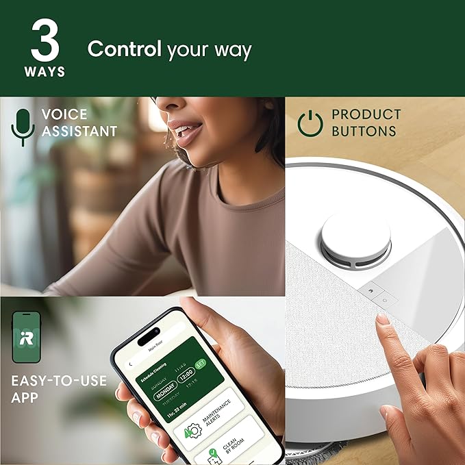 iRobot Roomba Plus 405 (G185) Combo Robot Vacuum & Mop with AutoWash Dock - Spinning Mop Pads, Self-Empties, Pad Washing & Drying, Self-Cleaning, Pad-Lift, LiDAR Navigation