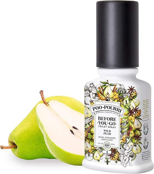 Poo-Pourri Before You Go Toilet Spray Wild Pear 2 Oz, 2 Pack