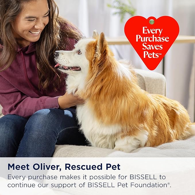 Bissell Multi-Surface Solution, for use in CrossWave and Other Leading Hard Surface and Area Rug Cleaners, 80oz, Dissolves Dirt, Grime, and Tough Sticky Messes