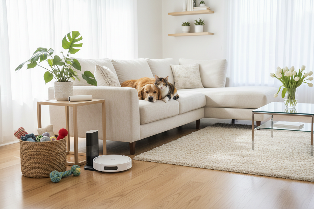 How to Keep Your Home Clean Without Giving Up Life With Pets