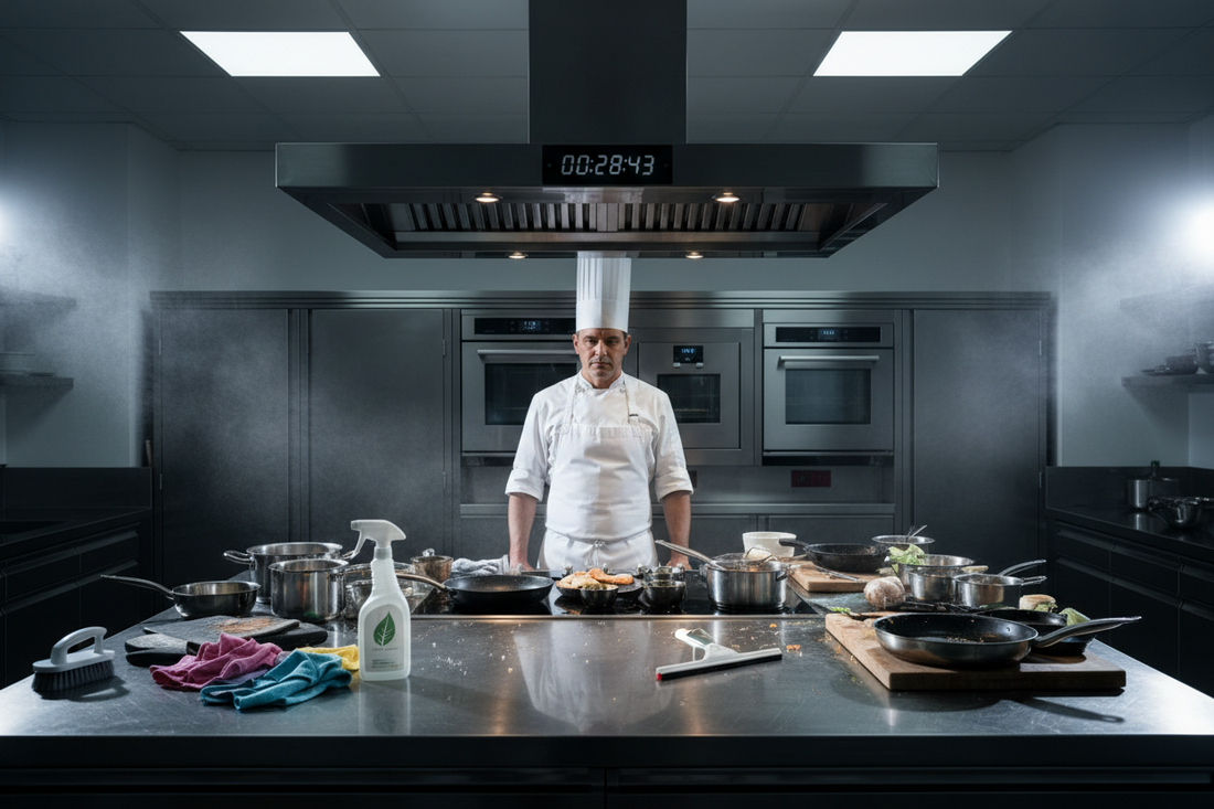 The 30-Minute Kitchen Masterclass: Professional SOPs to Conquer Grease, Grime, and Hidden Bacteria