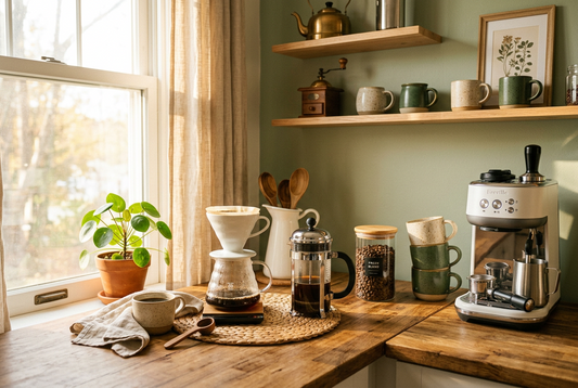 The Coffee Corner Makeover: How to Turn Your Daily Coffee Ritual Into a Beautiful Home Experience