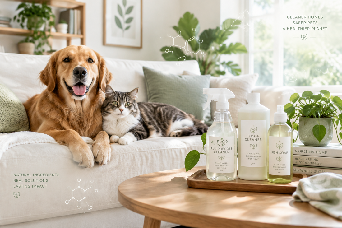 The Definitive Guide to a Toxin-Free Home: The Hidden Chemistry of Pet-Safe Cleaning Explained