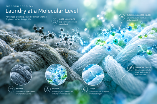 The Molecular Science of Laundry: Rescuing Fading Clothes, Banishing Odors, and Extending Fabric Life