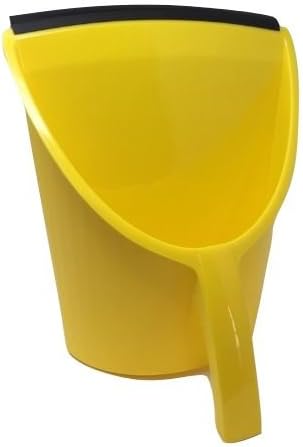 Handy Pan - Yellow - Large Capacity Heavy Duty Dust Pan | Made in USA! Great for Home, Shop, Garage,