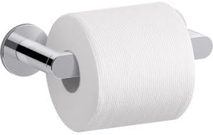 KOHLER 73147-CP Composed pivoting Toilet Tissue Holder, 2.00 x 3.19 x 6.00, Polished Chrome