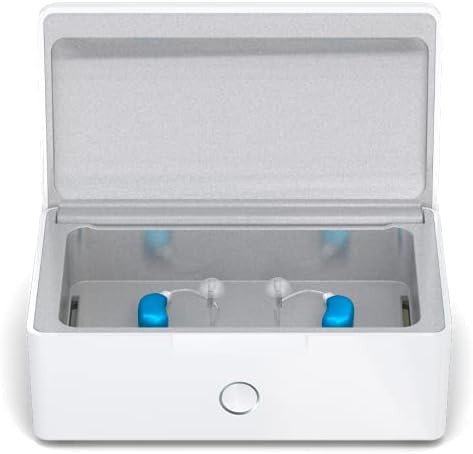 PerfectDry Q.R. 45 min. Ultra Fast Hearing Aid Dryer & Dehumidifier Accessory | Dry Box Kit | Removes Sweat & Moisture from Hearing Aids, Wireless Earbuds, Ear Amplifiers, Cochlear Implants