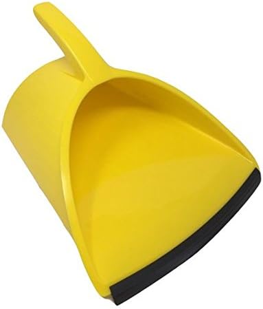 Handy Pan - Yellow - Large Capacity Heavy Duty Dust Pan | Made in USA! Great for Home, Shop, Garage,