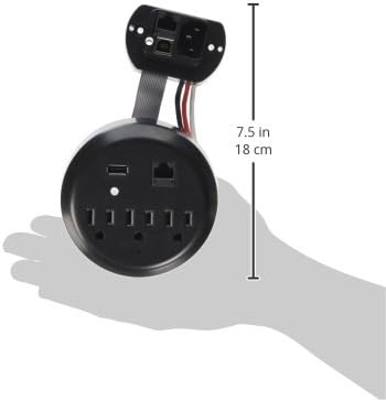 Liberty Safe Power Outlet Kit for Interior Safe Accessories with USB and Ethernet for Dehumidifiers and Lights