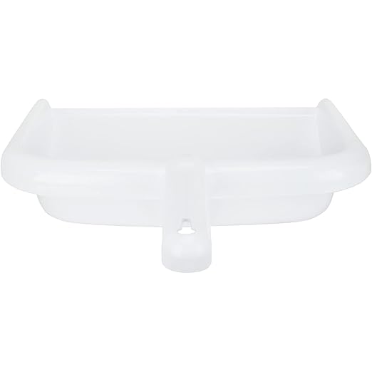 SPARTA Large Handheld Dustpan with Hanging Hole, Heavy-Duty Plastic Dustpan with Wide Lip for Countertops and Surfaces, Plastic, 10 Inches, White, (Pack of 12)