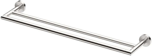 Gatco 4644 Glam Double Towel Bar, Satin Nickel, 24 Inch